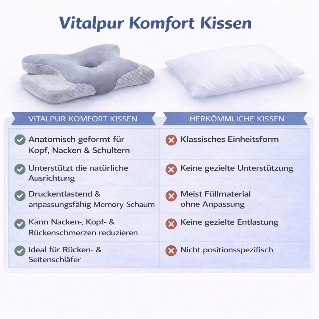 Vitalpur Komfort Nackenkissen
